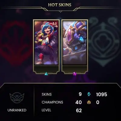 [EUW SERVER] Unranked Smurf Account ◈ UNRANKED ◈ lvl 30 + ◈ 10 Unranked Games ALREADY PLAYED ◈ NO EMAIL ACCESS ◈ EUROPE WEST ◈ 24/7