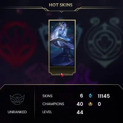 [EUW SERVER] Unranked Smurf Account ◈ UNRANKED ◈ lvl 30 + ◈ 10 Unranked Games ALREADY PLAYED ◈ NO EMAIL ACCESS ◈ EUROPE WEST ◈ 24/7