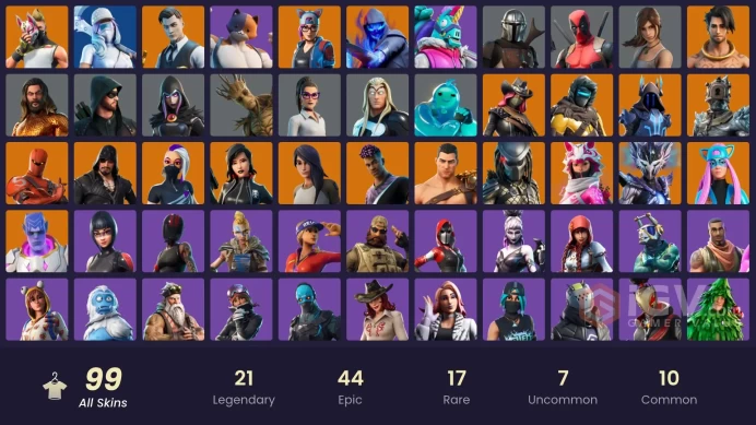 [PSN/XBOX/PC] 99 skins | Leviathan Axe | Gold Brutus | Gold Midas | Striker Specialist | The Champion | Zenith | Kymera | The Ice King | 100 VB