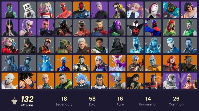[PSN/XBOX/PC] 132 skins | Optimus Prime | The Origin | Twyn | Paradigm (Reality-659) | Son Goku | Ronin | Torin | Era | Galaxy Scout | 100 VB