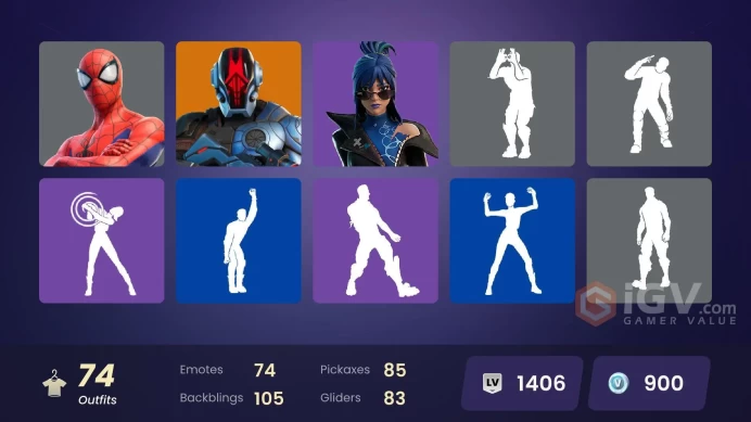 [PSN/XBOX/PC] 74 skins | Master Chief (Matte Black) | Optimus Prime | Omegarok | The Origin | Zeus | Ronin | Inferno | Valeria | Era | 900 VB