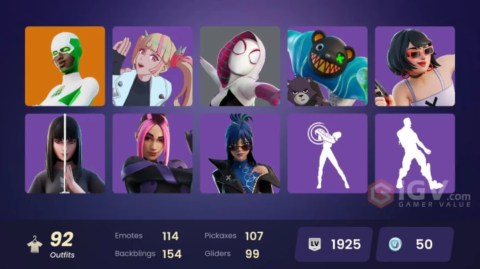 [PSN/XBOX/PC] 92 skins | Peter Griffin | Snake Eyes | Backlash | Kymera | Vegeta | Twyn | Valeria | The Ageless | Peter Griffin | 50 VB
