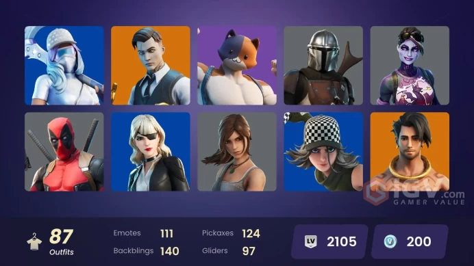 [PSN/XBOX/PC] 87 skins | Leviathan Axe | Gold Brutus | Gold Midas | Point Patroller | Pitch Patroller | Raz | Menace | Alli | Predator | 200 VB