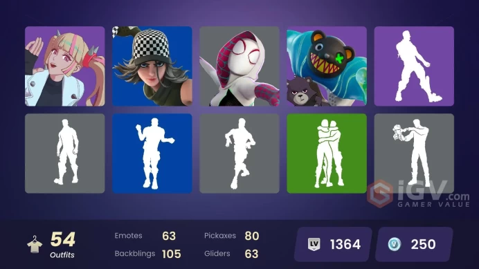 [PSN/XBOX/PC] 54 skins | Black Adam | Twyn | Paradigm (Reality-659) | The Ageless | Nezumi | Spider-Gwen | Blaze | Geralt of Rivia | 250 VB