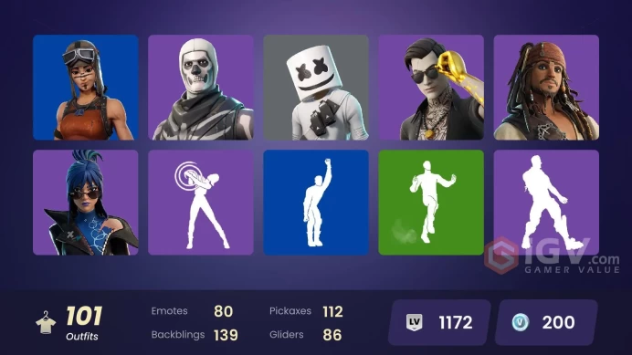 [PSN/XBOX/PC] 101 skins | Renegade Raider | Joltara | Era | Kado Thorne | Omegarok | Zeus | Spectra Knight | Peter Griffin | Valeria | 200 VB