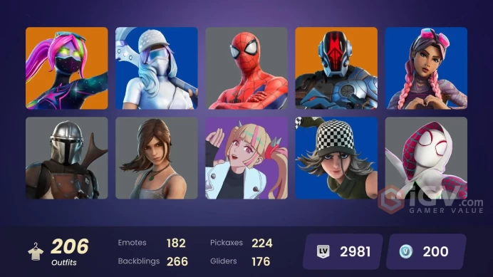 [ALL PLATFORMS] 206 Skin | Naruto Uzumaki | Sultura | Galaxia | Nezumi | Optimus Prime | Kymera | Son Goku | Mizuki | The Cube Queen | 