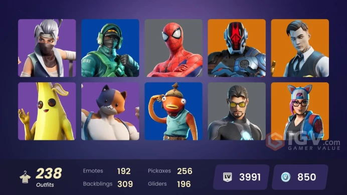 [PSN/XBOX/PC] 238 skins | Neo Versa | Gold Brutus | Gold Midas | Subzero Cryptic | Prodigy | Sultura | Fixer | Major Lazer| Reflex | Zeus|850 VB