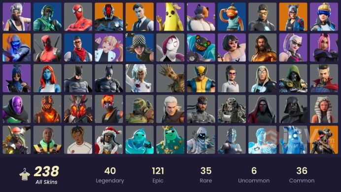 [PSN/XBOX/PC] 238 skins | Neo Versa | Gold Brutus | Gold Midas | Subzero Cryptic | Prodigy | Sultura | Fixer | Major Lazer| Reflex | Zeus|850 VB