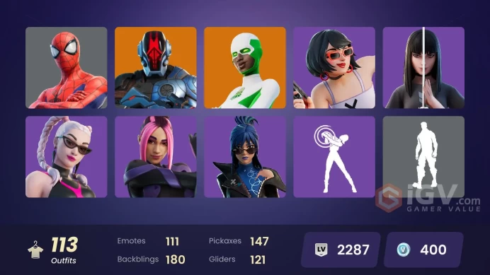 [PSN/XBOX/PC] 113 skins | Malik | Torin | Era | Valeria | Backlash | Ronin | Optimus Prime | Snap | The Cube Queen | Frostbite | 300 VB