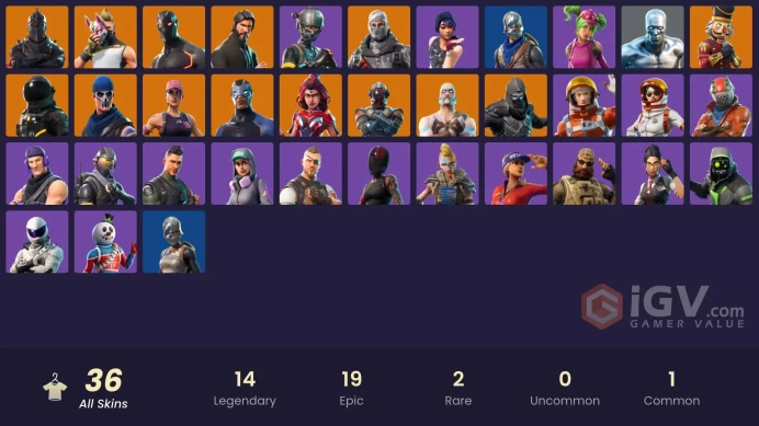 [PC/PSN/XBOX/NINTENDO] 36 skins | | Black Knight | Sparkle Specialist | The Reaper | Blue Squire | Royale Knight | Elite Agent GG100