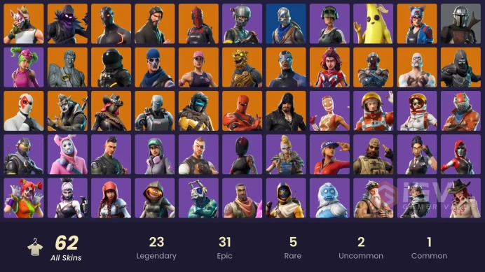 FA - [PSN/XBOX/PC] - 62 skins | OG STW | The Reaper | Blue Squire | Royale Knight | Elite Agent | Rogue Agent | Trailblazer | Love Ranger 