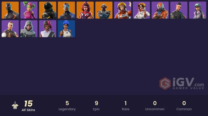 15 SKINS | DARK VOYAGER | OMEGA | TAKE THE L | IRIDIA VAYNE | SQUAD LEADER | RUST LORD | TEKNIQUE | VALOR | THE VISITOR | MOONWALKER