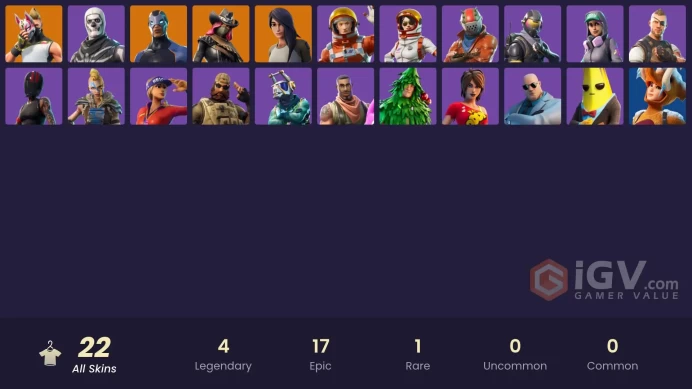 22 SKINS | TAKE THE L | DRIFT | CALAMITY | CARBIDE | AGENT PEELY | SKULL TROOPER | MOONWALKER | TEKNIQUE | GEAR SPECIALIST MAYA