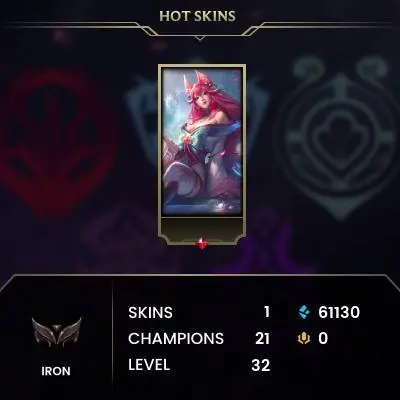 [EUW][SE15  IRON IV  [0LP] | 0W-5L 35-20 Champs  | Hand-Deranked | Unverified Email  | Iron 4 MMR