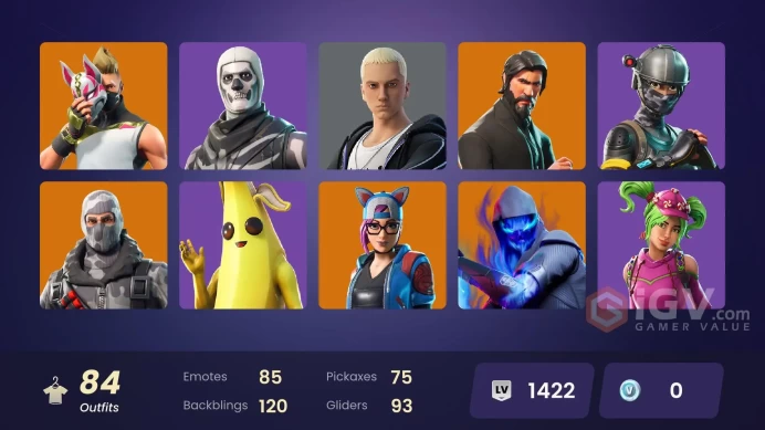 PC/PSN/Xbox/Nintendo 83 skins | The Reaper | Elite Agent | Havoc | Subzero Cryptic | Sub Commander | Blackheart | Sentinel | Enforcer | Da8