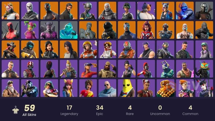 FA - [PSN/XBOX/SWITCH/PC] 59 skins | The Reaper | Elite Agent | Havoc | Sub Commander | Rogue Agent | Trailblazer | Calamity | Drift