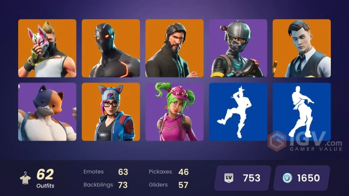 FA - [PSN/XBOX/SWITCH/PC] 62 skins | The Reaper | Elite Agent | Rogue Agent | End Zone | Calamity | Drift | Gear Specialist Maya | Catalyst