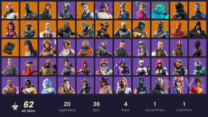 FA - [PSN/XBOX/SWITCH/PC] 62 skins | The Reaper | Elite Agent | Rogue Agent | End Zone | Calamity | Drift | Gear Specialist Maya | Catalyst