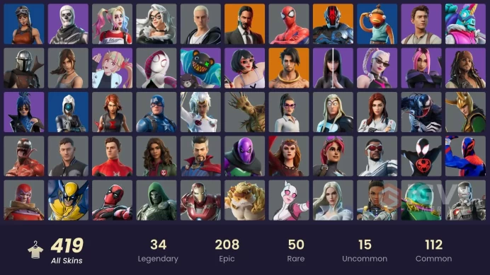 [ALL PLATFORMS]-418 Skin-230K V-B Spend-UK REGION-FULL ACCESS-