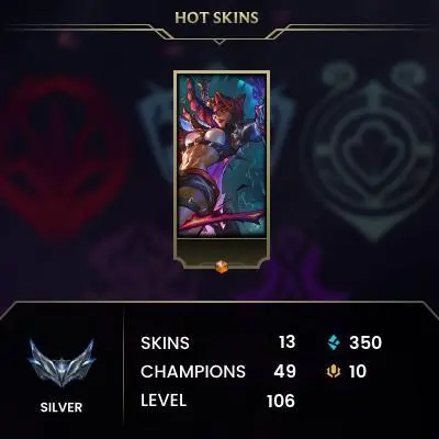 EUW / SILVER 3 START! / 49 Champ / 13 Good Skins(1 Ultimate) / SOUL FIGHTER SAMIRA / HONOR 3 / HANDMADE / FULL ACCES / LIFETIME WARRANTY / CHEAP