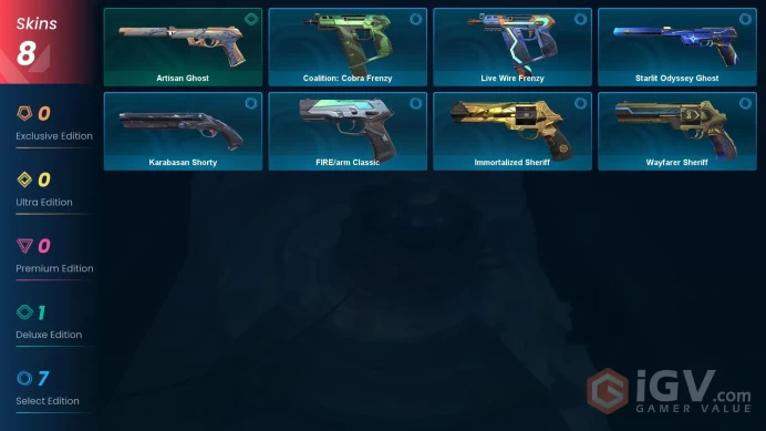 [Code 8208] Level 113 + 8 Skins  / Europe / Very Cheap
