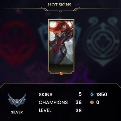 [EUW] - Silver II / Fresh / Changeable Mail | Instant Delivery | Lifetime Warranty | 100% Handmade & Secure | 24/7 Support
