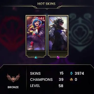 [LAS] - Bronze I / 13 Skins / Changeable Mail | Instant Delivery | Lifetime Warranty | 100% Handmade & Secure | 24/7 Support
