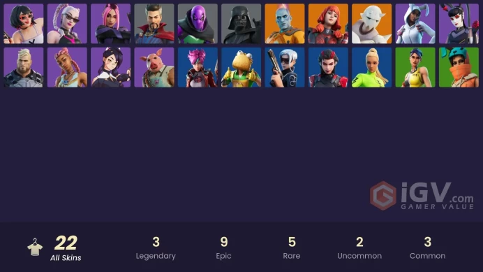 [PSN/XBOX/PC] 22 skins | Snap | The Origin | The Imagined | Darth Vader | Prowler | Doctor Strange | Sabina | Pig the Butcher | Gunnar | 350 VB