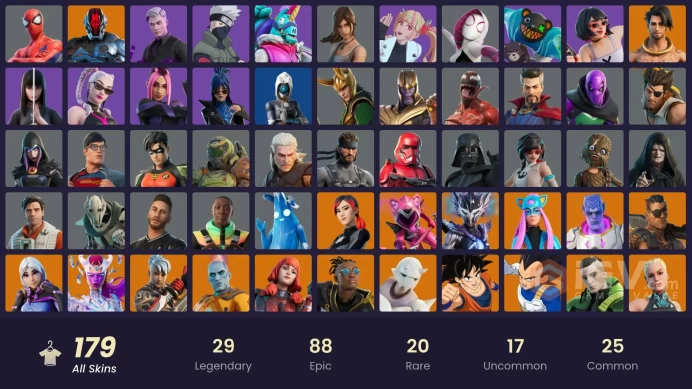 [PSN/XBOX/PC] 179 skins | Naruto Uzumaki | Malik | Torin | Era | Valeria | Paradigm (Reality-659) | The Ageless | Mecha Cuddle Master | 350 VB