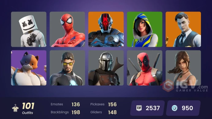 [PSN/XBOX/PC] 101 skins | Gold Brutus | Gold Midas | FNCS 3:1 Champion | Malik | Torin | Fade | Son Goku | Gear Specialist Maya | Ronin | 900 VB
