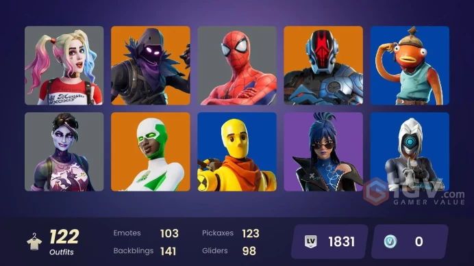 [PSN/XBOX/PC] 123 Skins | Spider-Man | Peter Griffin | Fishstick | Nanner Ringer | Montague | Renegade | Runway Racer | Cozy Commander | 0 VB