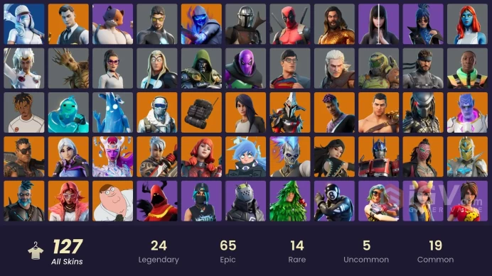 [PSN/XBOX/PC] 127 skins | Gold Midas | Gold Brutus | Gold Meowscles | The Cube Queen | Catalyst | Frostbite | The Imagined | 200 VB