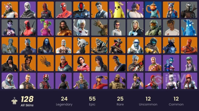 [PC/PSN] 128 skins | Master Chief (Matte Black) | Gold Brutus | Gold Midas | Gold Meowscles | Dire | Vendetta |y195
