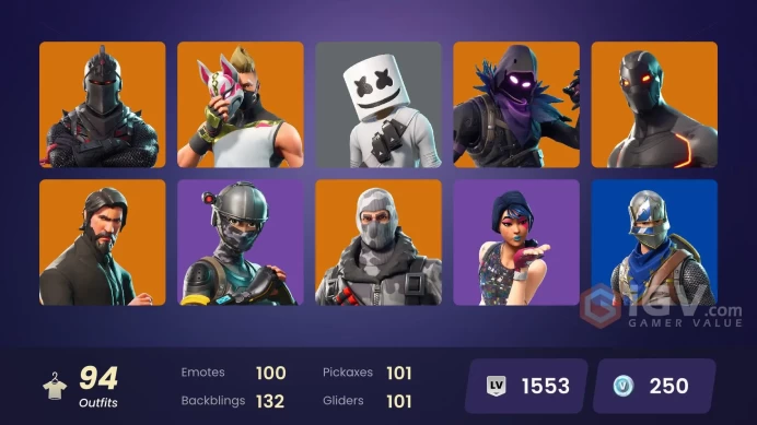 82 skins | Black Knight | Sparkle Specialist | The Reaper | Blue Squire | Royale Knight | Elite Agent | Take The L | Sub Commander | Havoc