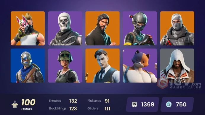 94 skins | The Reaper | Blue Squire | Royale Knight | Elite Agent | Mako | Take The L | Havoc | Rogue Agent | Sub Commander | Trailblazer | 950