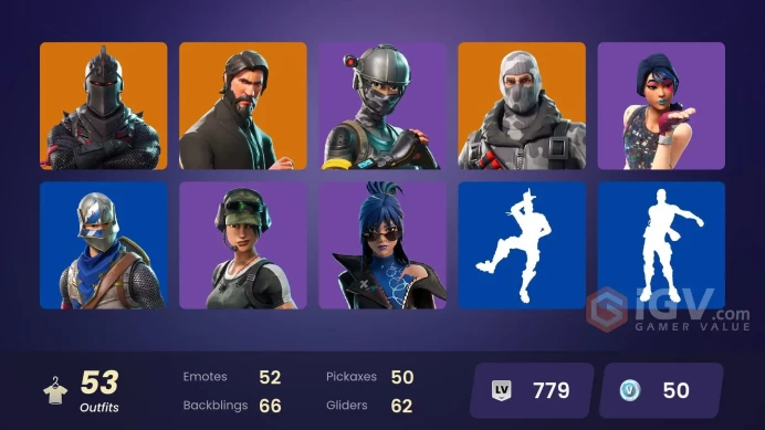 PC/PSN/Xbox/Nintendo 51 skins | Black Knight | Sparkle Specialist | The Reaper | Blue Squire | Royale Knight | Elite Agent | Mako