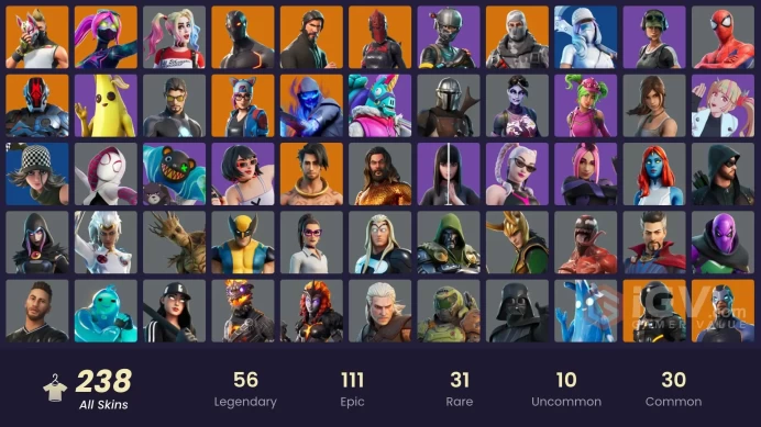 238 skins | The Reaper | Elite Agent | Blue Team Leader | Mako | Take The L | Trailblazer | Sub Commander | Havoc | Rogue Agent | Menace | Omen