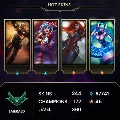 [EUW]| 224 SKINS | 2 ULTIMATE | 3 MYTHIC | 26 LEGENDARY| | 99 EPLC|171 CHAMPIONS |