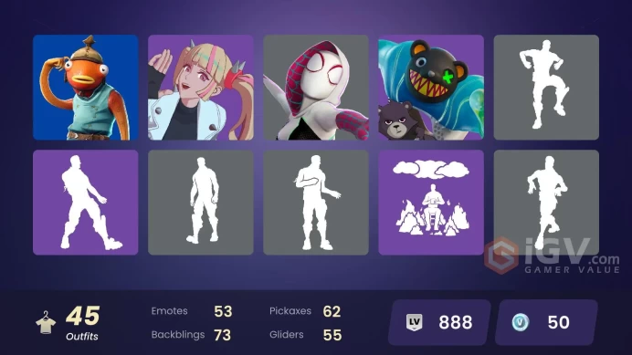 [PC/PSN/XBOX/NINTENDO]  45 skins | Eren Jaeger | Optimus Prime | Clone Trooper | Renzo the Destroyer | Era | Nezumi | The Ageless | Twyn   mx162
