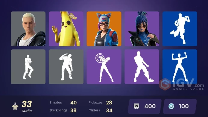 [PC/PSN]    33 skins | Peely | Catalyst | Blackheart | Spectra Knight | Rox | Lynx | Sentinel | Peter Griffin | Zenith | Hybrid   mx164