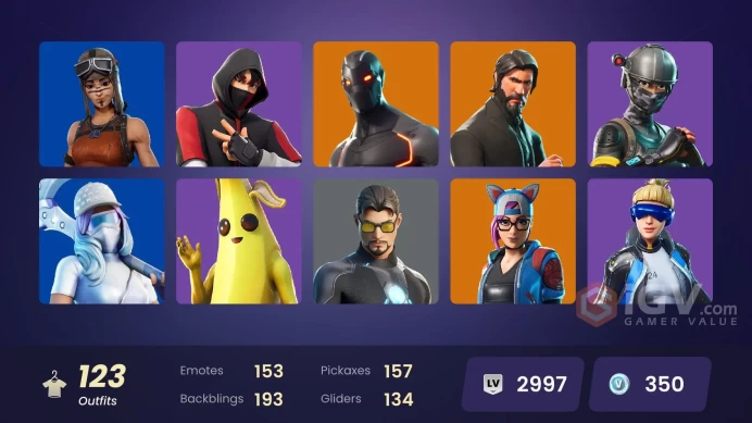 PC/PSN/Xbox/Nintendo 123 skins | IKONIK | Leviathan Axe | Merry Mint Axe | The Reaper | Elite Agent | Renegade Raider | Neo Versa | Rogue Agent