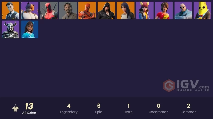 13896[PC/PSN/XBOX]Gold Midas|Blackheart|Hybrid|Gear Specialist Maya|Deadpool|Alan Wake|Skye|Brutus|Master Minotaur|Agent Peely