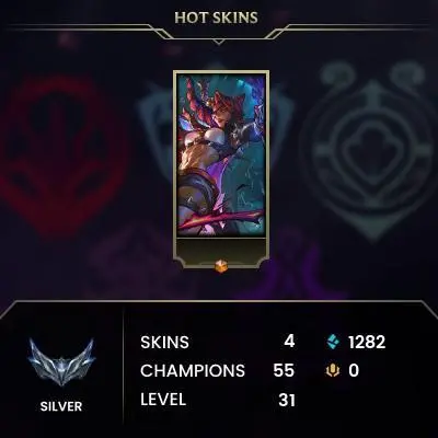 EUW / SILVER 3(71LP) START!/ 55 Champ / 4 Good Skins / SOUL FIGHTER SAMIRA / FULL ACCES / HANDMADE / LIFETIME WARRANTY / CHEAP