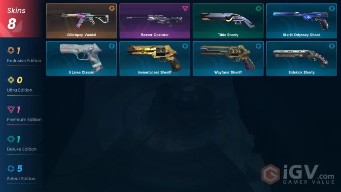 [Code 8305] Level 151 + 8 Skins / Europe / Very Cheap