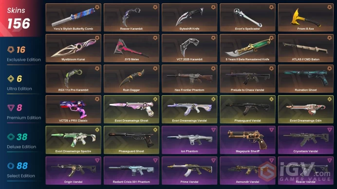 [EU/TR] %50 CHEAP VP! Immortal 1 (Immo 3 peak) |  VCT 2025 Karambit - Evori Dreamwing Set - VCT PRX Classic -Safe-Instant Delivery- Ranked ready