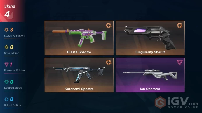 [EU/TR] %50 CHEAP VP! -  BlastX Spectre -  Kuronami Spectre - Singularity Sheriff - Ion Operator - Instant - Safe - Ranked Ready