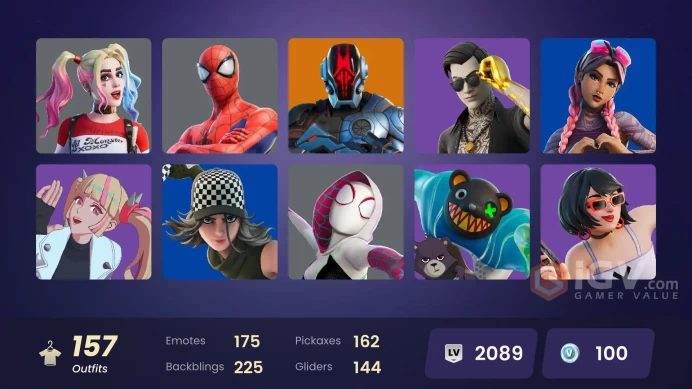 [156 skins] PC  | Zeus | The Imagined | Snap | Midas Rex | Ronin | The Foundation | Valeria | Paradigm (Reality-659) | Peter Griffin | Malik