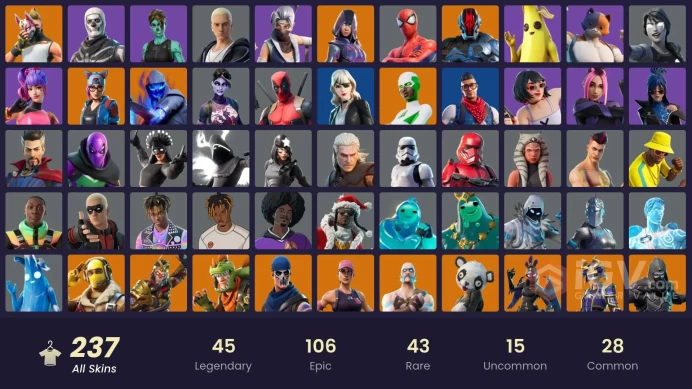 [PC/PSN/XBOX] 236 skins | Glow | FNCS 3:1 Champion | Prodigy | Point Patroller | Sultura | Interceptor | Trilogy |prch8