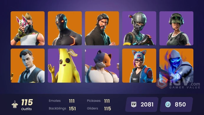[PC/PSN] 115 skins | The Reaper | Elite Agent | Gold Brutus | Omega (stage 5) | Gold Midas| Take The L |Y210