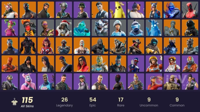 [PC/PSN] 115 skins | The Reaper | Elite Agent | Gold Brutus | Omega (stage 5) | Gold Midas| Take The L |Y210